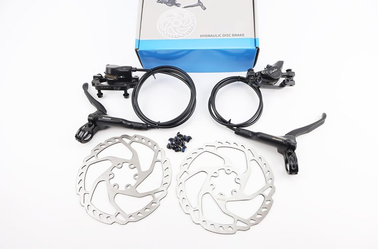 Гальмо Disk-brake гідравлічне переднє+заднє DULA 601+RT525 F\R 160mm