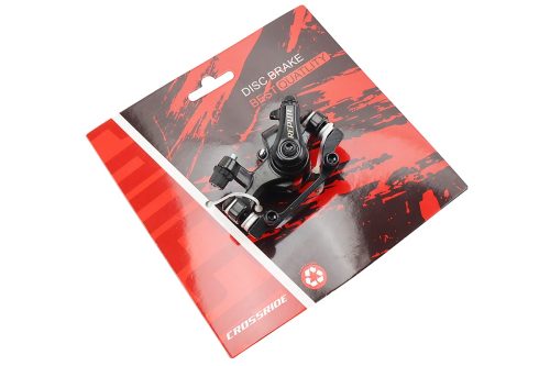Тормозной суппорт передний (F160/R140мм), чёрный DSC-310