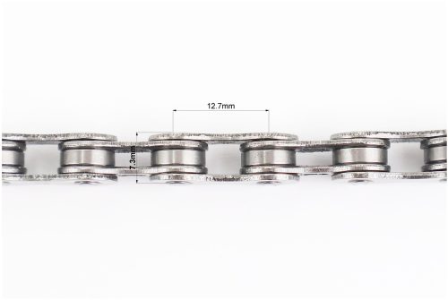 Цепь приводная 1/2х3/32х114L 6 скоростей, серая Z6 — изображение 2