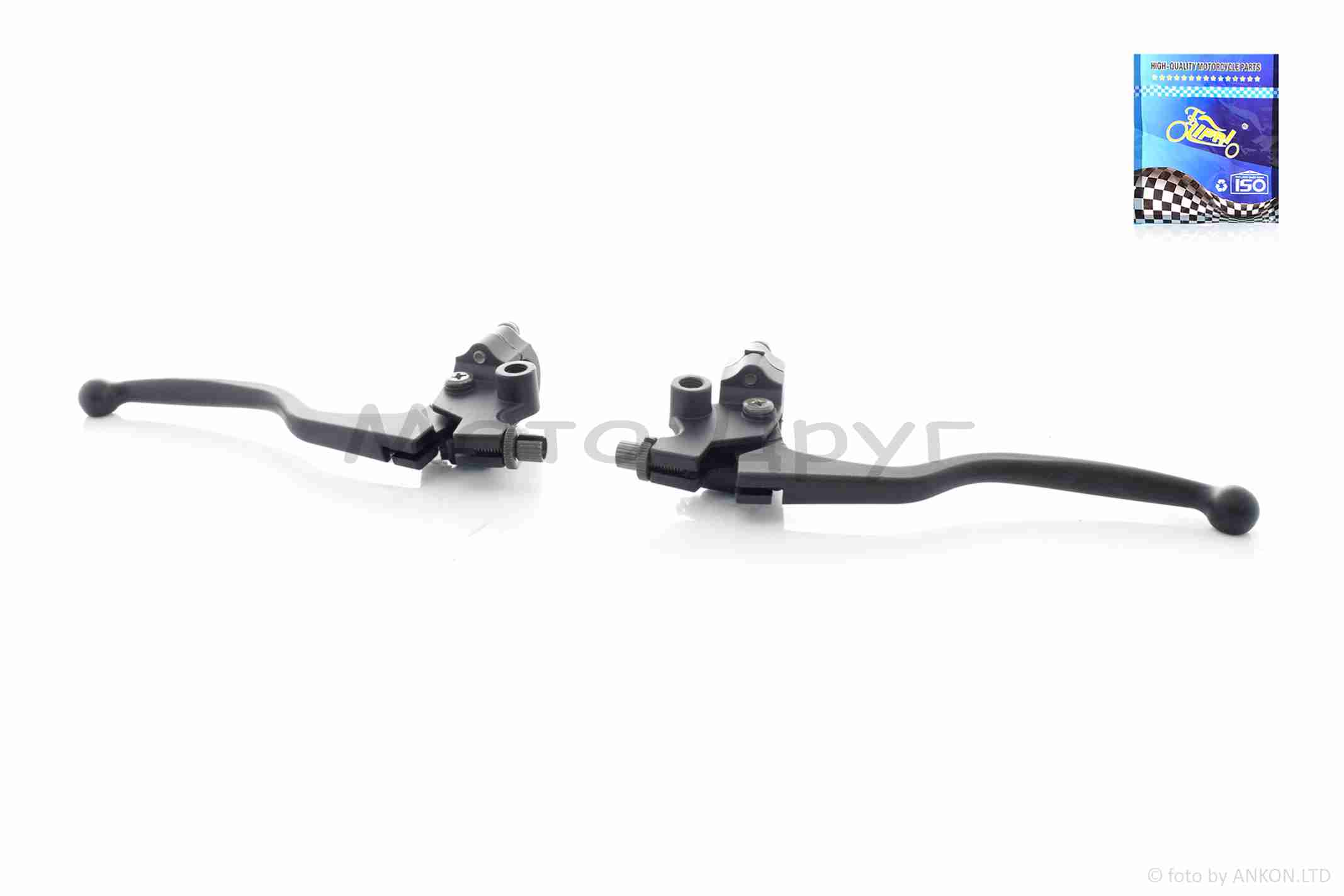 Рычаги руля ИЖ с креплением, черные