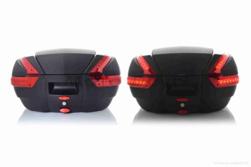 Кофр  #898/2  59*45.5*32.5, 85L поліпропіленовий, переносний, діодний габарит+стоп-сигнал  "LIPAI" - Зображення 5