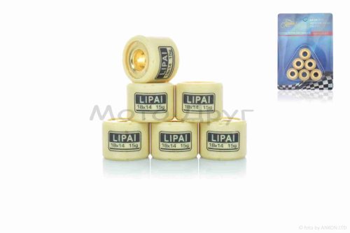 Ролики вариатора  GY6 150  18-14  15.0g  "LIPAI"