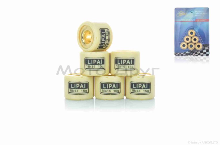 Ролики вариатора  GY6 150  18-14  15.0g  “LIPAI”