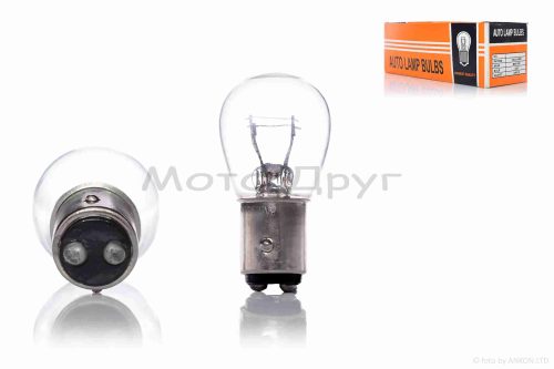 Лампа стопа  S25  12V  21/5W  белая