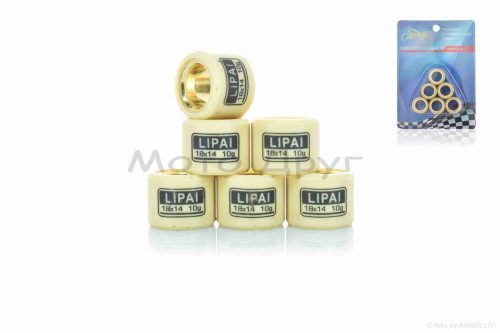 Ролики вариатора  GY6 150  18-14  10.0g  "LIPAI"