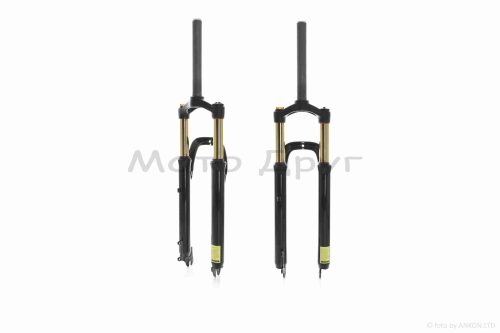 Вилка вело  27.5" 1-1/8"  пневматична, регульована  #QC-010 - Зображення 2