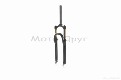 Вилка вело  26" 1-1/8"  пневматична, регульована  #QC-009