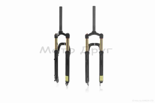 Вилка вело  26" 1-1/8"  пневматична, регульована  #QC-009 - Зображення 2
