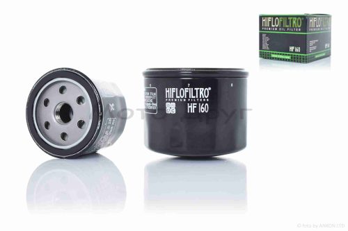 Фильтр масляный мото  HF160  D76/H62  "HIFLO"  ТАЙЛАНД