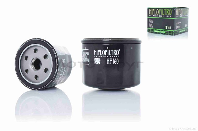 Фильтр масляный мото  HF160  D76/H62  “HIFLO”  ТАЙЛАНД