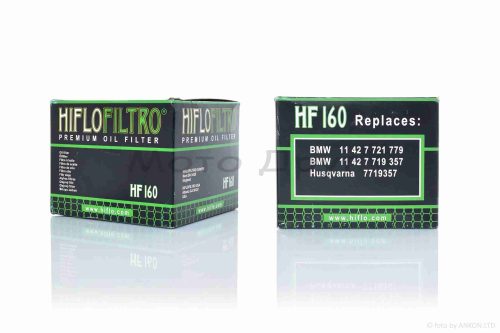 Фильтр масляный мото  HF160  D76/H62  "HIFLO"  ТАЙЛАНД — изображение 2