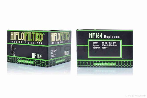 Фильтр масляный мото  HF164  D76/H54  "HIFLO"  ТАЙЛАНД — изображение 2