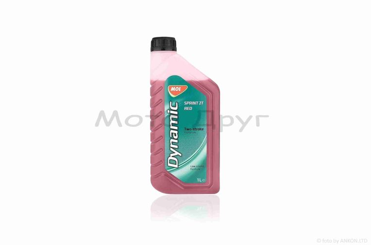 Олія моторна 2T, 1л напівсинтетика “MOL DYNAMIC MOTO” (SPRINT RED)