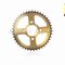 Звезда трансмиссии задняя  4-90/64, d58, D223  520-43T  CG250  "KDMOT"  (gold/black)