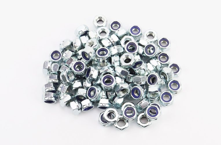 Гайка М10×1,5 самостоп 6 цб DIN985, к-кт 100шт