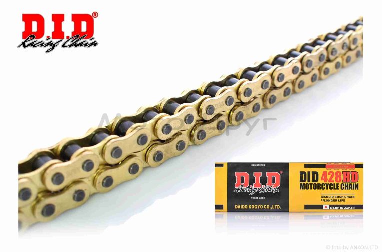 Цепь трансмиссии 428HD-132L GOLD “DID”