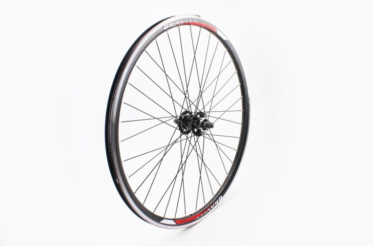 Колесо 27,5″ переднее Disk-brake, обод и втулка 14Gx36H алюминиевые, крепл. гайка, “GRAVITY”