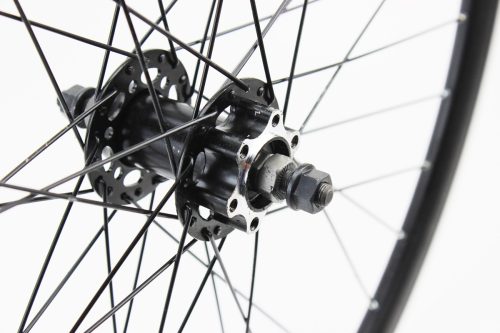 Колесо 27,5" переднее Disk-brake, обод и втулка 14Gx36H алюминиевые, крепл. гайка, "GRAVITY" — изображение 3