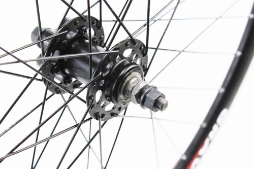 Колесо 27,5" переднее Disk-brake, обод и втулка 14Gx36H алюминиевые, крепл. гайка, "GRAVITY" — изображение 4