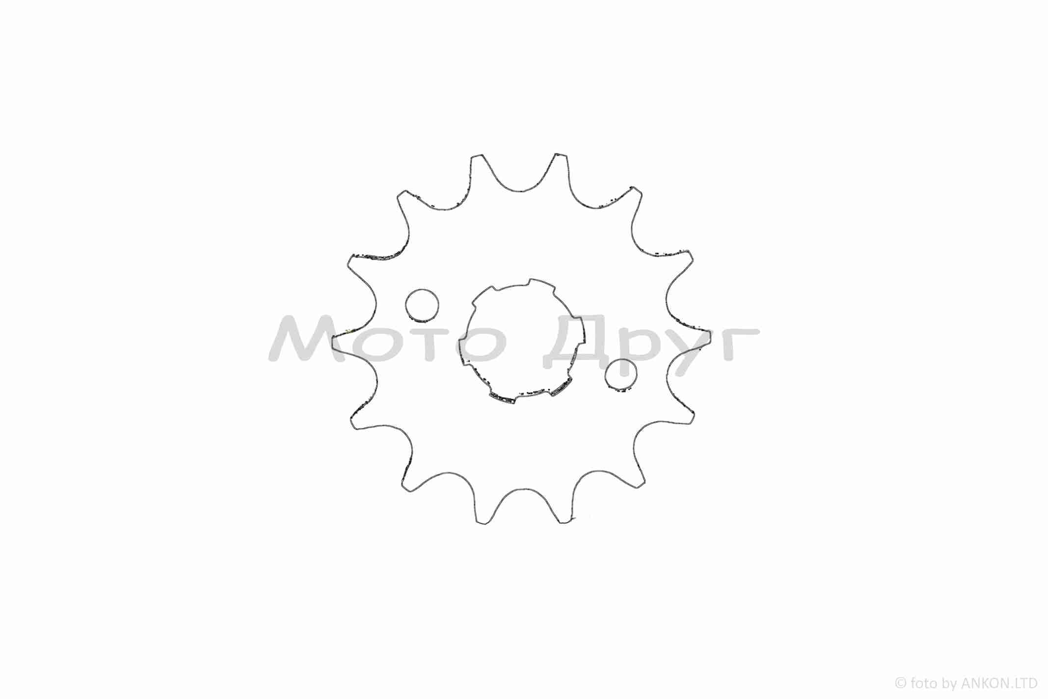 Звезда трансмиссии передняя CB/CG 428-14T — изображение 3