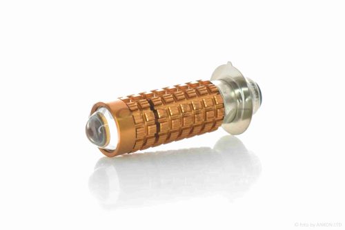 Лампа фары диодная  P15D-25-1 12V 35/35W  1 ус, белый/желтый, линза  "LIPAI" — изображение 2