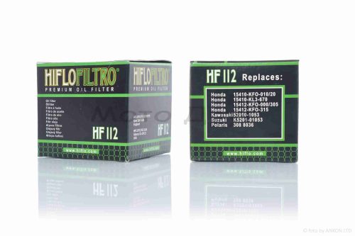 Фильтр масляный мото  HF112  D50/H38  "HIFLO"  ТАЙЛАНД — изображение 2