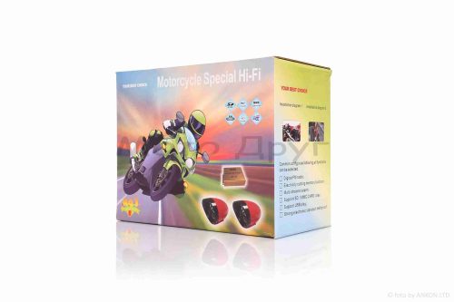 Аудіосистема 2.0  MP3 (Bluetooth/FM/USB/SD)  3", 2 пульти, сигналізація  (чорна) - Зображення 2