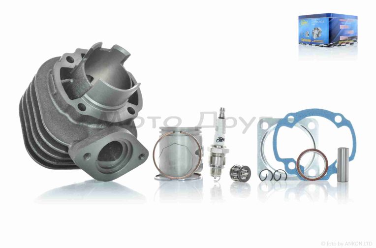 Цилиндр к-кт (цпг) Honda DIO ZX/AF34 65cc-44мм (палец 12мм) (AF35 DIO ZX; AF48 LEAD) #PRO “LIPAI”