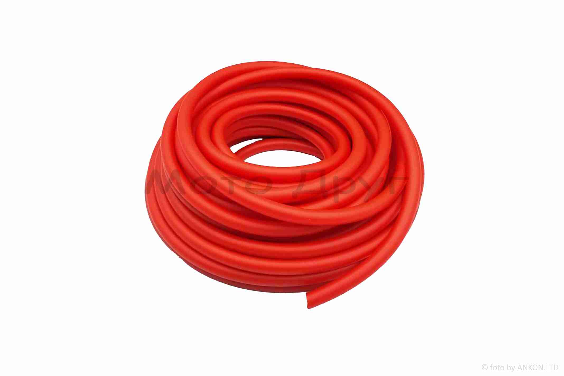 Шланг топливный 5mm, 10 метров, силиконовый (красный)