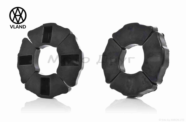 Резинки демпферные колеса Delta силикон, черные “VLAND”