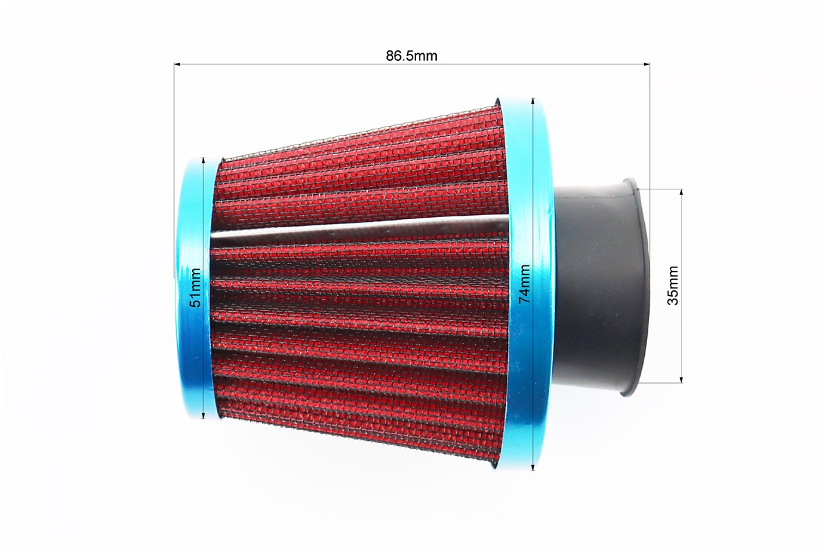 Фільтр повітряний нульовий 35мм прямий "конус" сталевий - Зображення 3