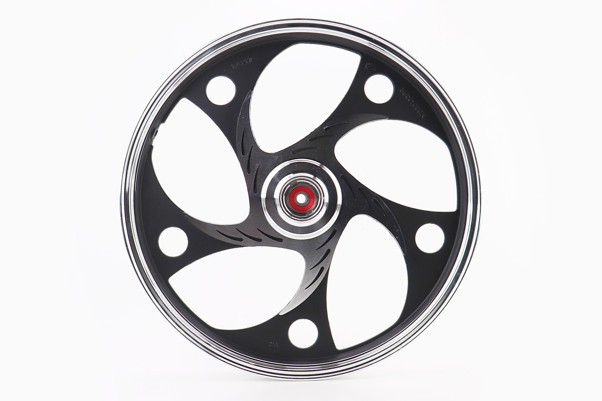 Диск передній литий 1,4-17" ACTIVE "хвиля", чорний "під дискове гальмо" (вісь 12мм) - Зображення 3