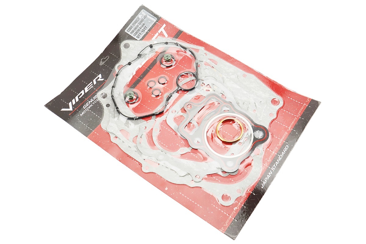 Прокладки двигуна CG-200cc-63,5мм, к-кт 16 деталей - Зображення 2