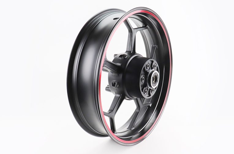 V200-F2 V250-F2 Диск колісний задній литий 17Х4 “під сайлентблоки” ЧОРНИЙ зі смугою (вісь 17мм)