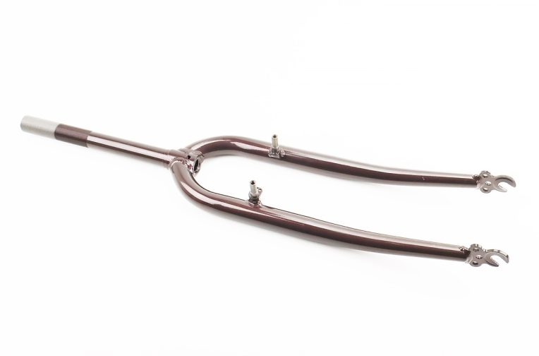 Вилка 28″ з різьбою 1″ (25,4мм), шток 240мм, V-brake, коричнева