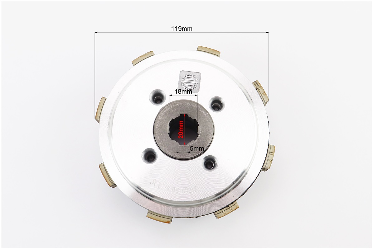 Сцепление в сборе (корзина d-25mm, внутренняя часть d-20mm) Тип 1 — изображение 4