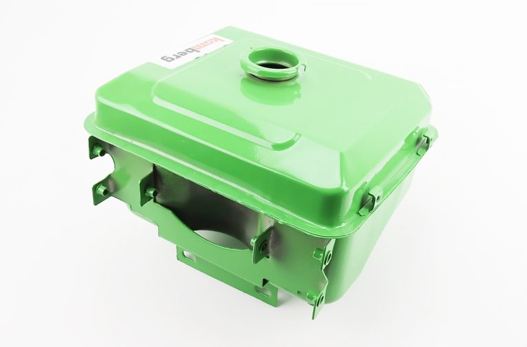 Бак паливний R175A/R180NM, 260x190x165mm, виступ. горловина, отвір під шланг паливний