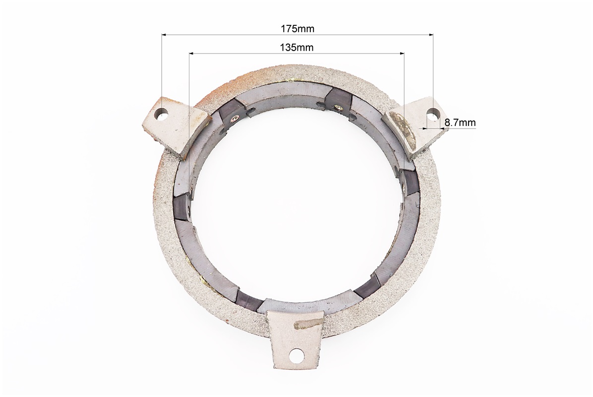 Шків ременя вентилятора + магніти генератора R190N/R195NM (можливий наліт) - Зображення 3