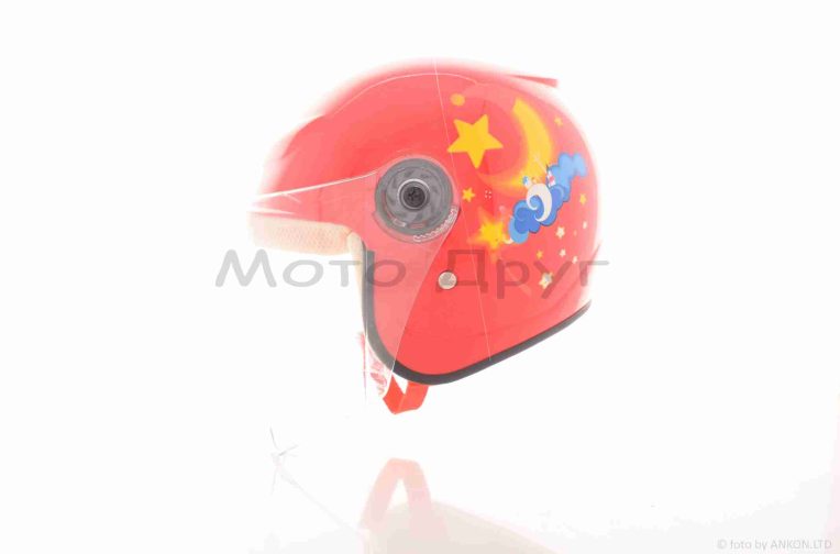 Шолом дитячий відкритий  “YOHE”  (#T69, S, червоний)