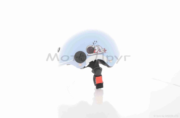 Шолом дитячий відкритий (мото 50cc/вело/самокат, блакитний)