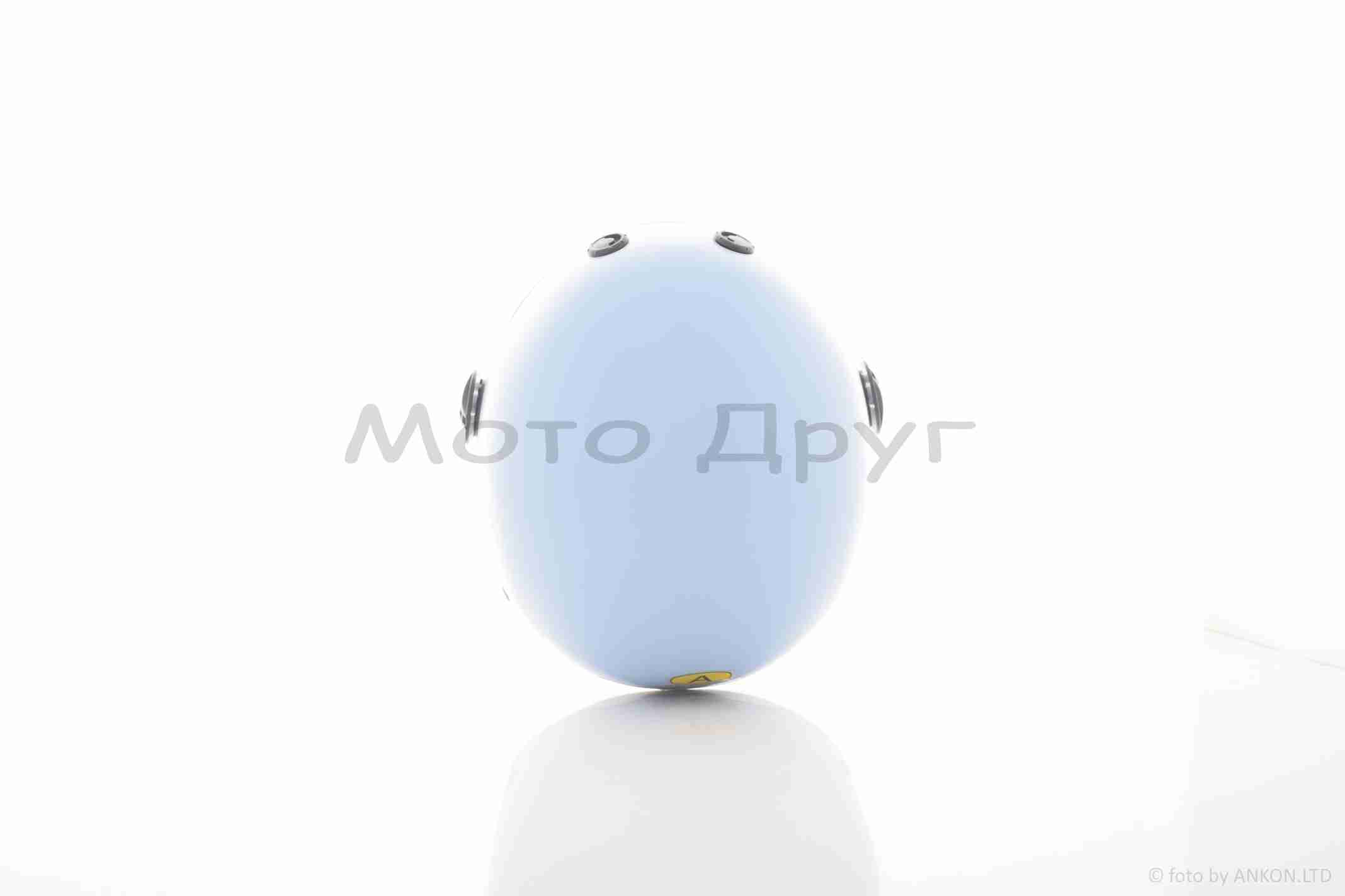 Шлем детский открытый (мото 50cc/вело/самокат, голубой) — изображение 6