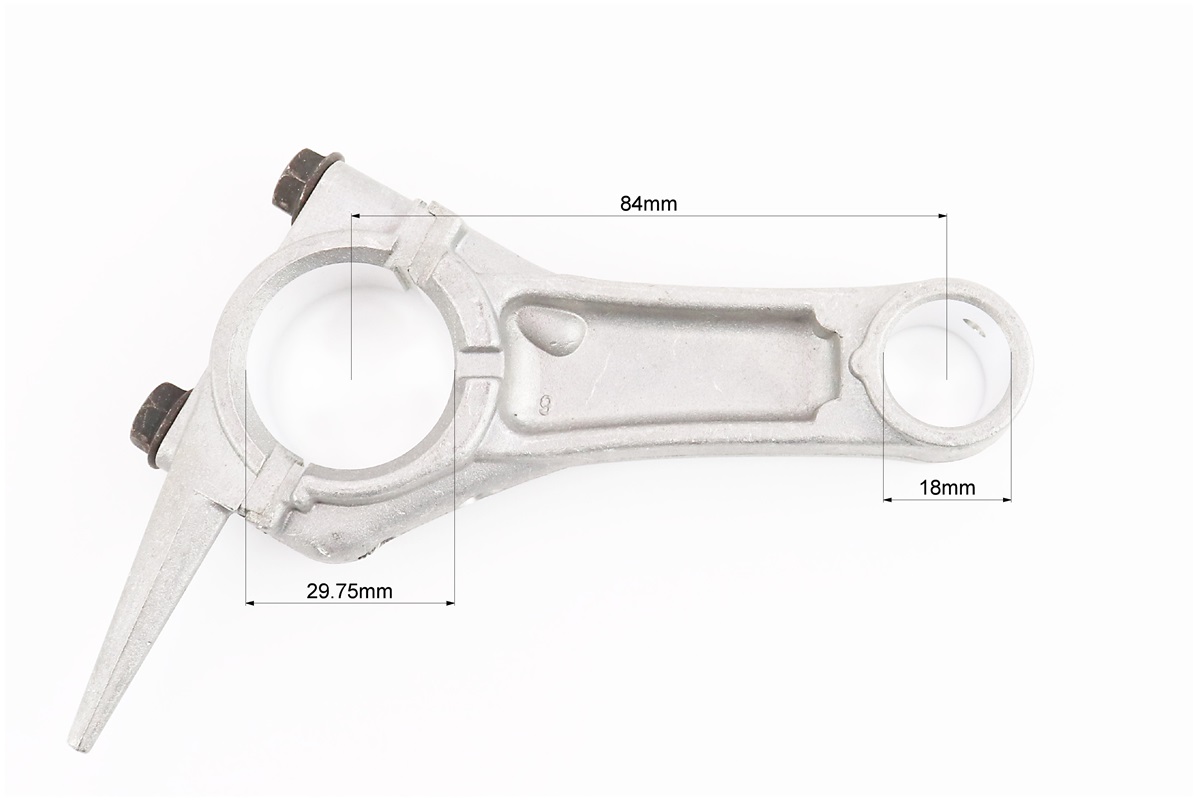 Шатун (D-29,75mm; d-18mm) 168F/170F +0,25mm - Зображення 2