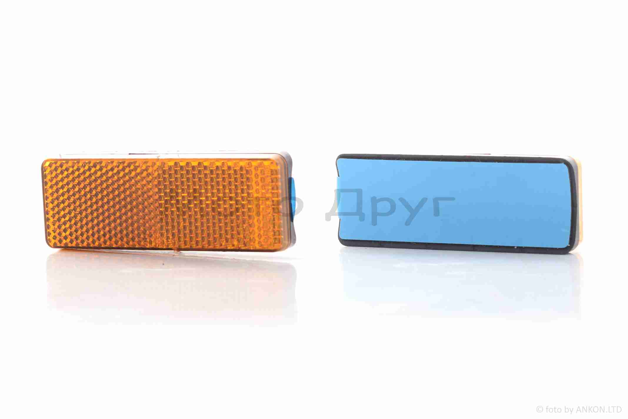 Світловідбивачі на спиці 12шт помаранчеві L-74 D-5 #FGT-001