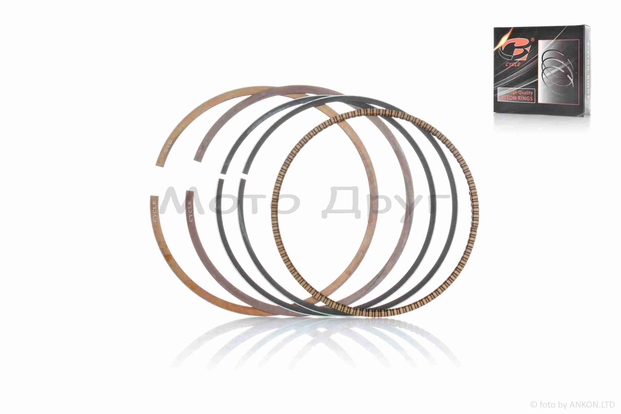 Кільця к-кт CB/CG 200/250cc STD 69.00 "B-CYCLE"