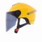 Шлем открытый  "DAVID"  (#S307, желтый глянцевый, тонированный визор, M-XL, ABS)