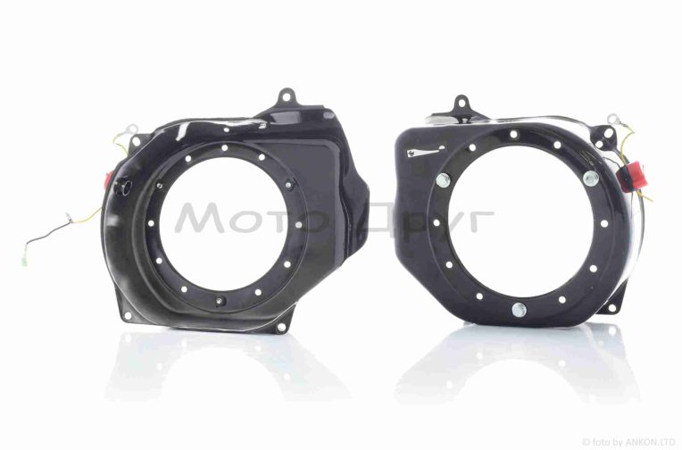 Кожух обдування циліндра м/б 168F +кнопка стоп двигуна, чорний