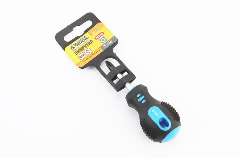 Викрутка магнітна хрестова PH2x 38мм ручка з TPR покриттям 48-5238