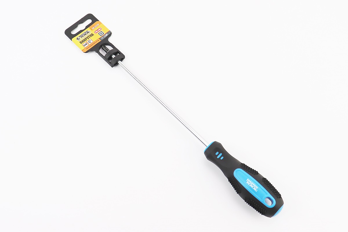 Викрутка магнітна хрестова PH2x200мм ручка з TPR покриттям 48-5220