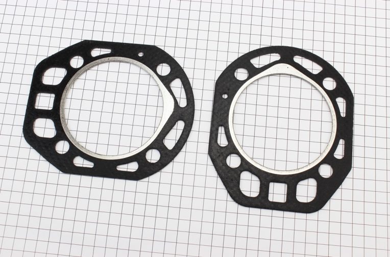 Прокладка головки цилиндра R180NM-80mm, к-кт 2шт (вн. кольцо с выступом)