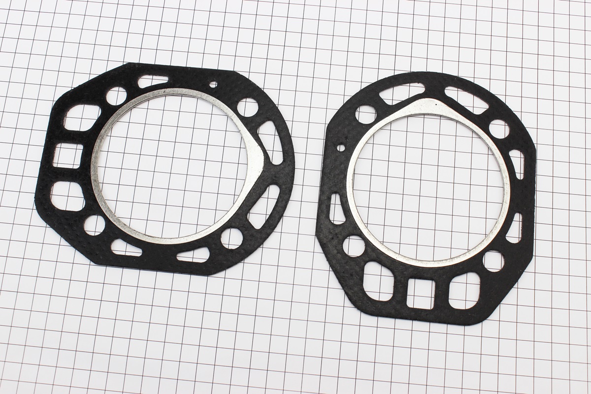 Прокладка головки циліндра R180NM-80mm, к-кт 2шт (вн. кільце з виступом)